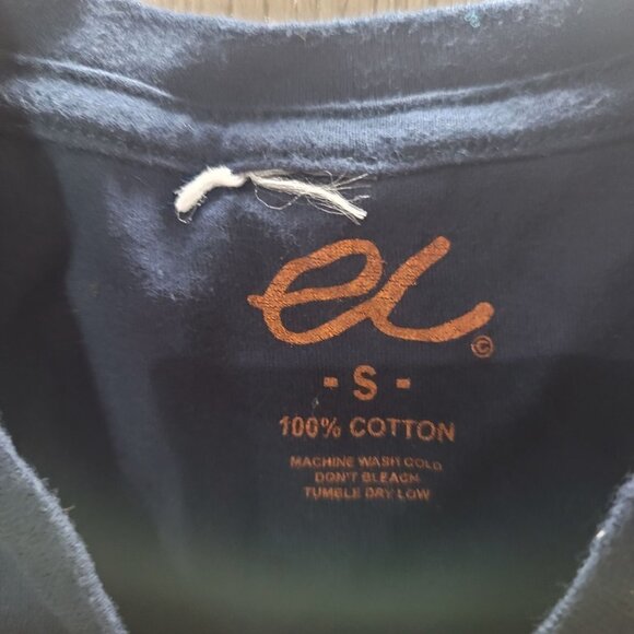 Vintage Duck Records Eric Clapton T-Shirt S 100% Cotton Blue collectible - Picture 3 of 4